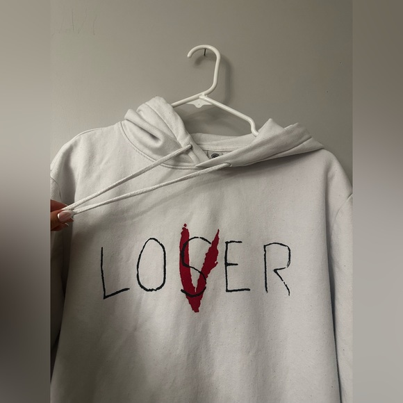 🎀 H&M 🎀 LOSER/LOVER HOODIE - Picture 1 of 5